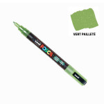 Marqueur PC-3M pailleté pointe conique fine - Vert foncé