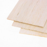 Planche de balsa 10 cm x 1 m x 2 mm - 1 pcs