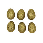 uf pailleté doré x 6 pcs