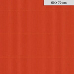 Carton ondulé mini - Rouge - 50 x 70 cm