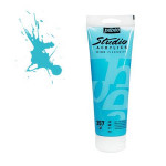 Peinture acrylique étude Studio 100ml - 357 - Bleu vert iridescent