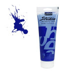 Peinture acrylique étude Studio 250ml - 15 - Bleu outremer foncé