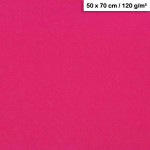 Feuille de papier Maya 50 x 70 cm 120 g/m² - Rose Fuchsia