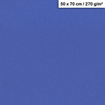 Feuille de papier Maya 50 x 70 cm 270 g/m² - Bleu royal