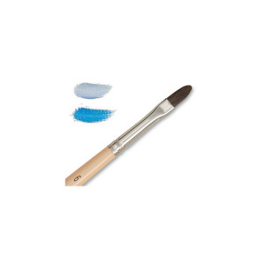 Brosse usée bombée en oreille de buf série 8782 Impasto - 2