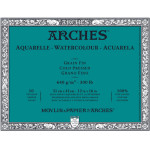 Papier aquarelle Arches bloc de 20 feuilles 36 x 51cm 300g grain torchon  Arches chez Rougier & Plé