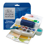 Aquarelle fine Cotman 12 demi-godets Boite Field Box Plus