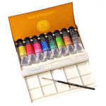 Boite en métal 8 tubes d'aquarelle extra-fine 10 ml