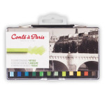 Pastel carré Assortiment paysage 12 couleurs