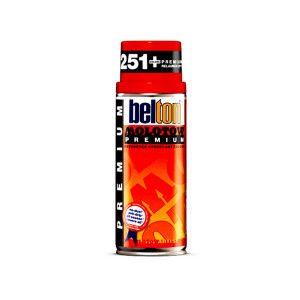 Bombe de peinture acrylique Belton Premium 400 ml - 030 - Vermillon