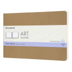 Album pour croquis Kraft papier ivoire 120 g/m² - 19 x 19 cm