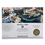Papier Pastel Card Pochette Gris clair 6F 30 x 40 cm