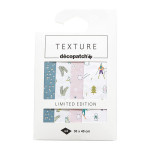 Papiers foil Neige Assortiment 4 feuilles