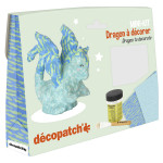 Dragon en papier mâché - Mini kit - Décopatch